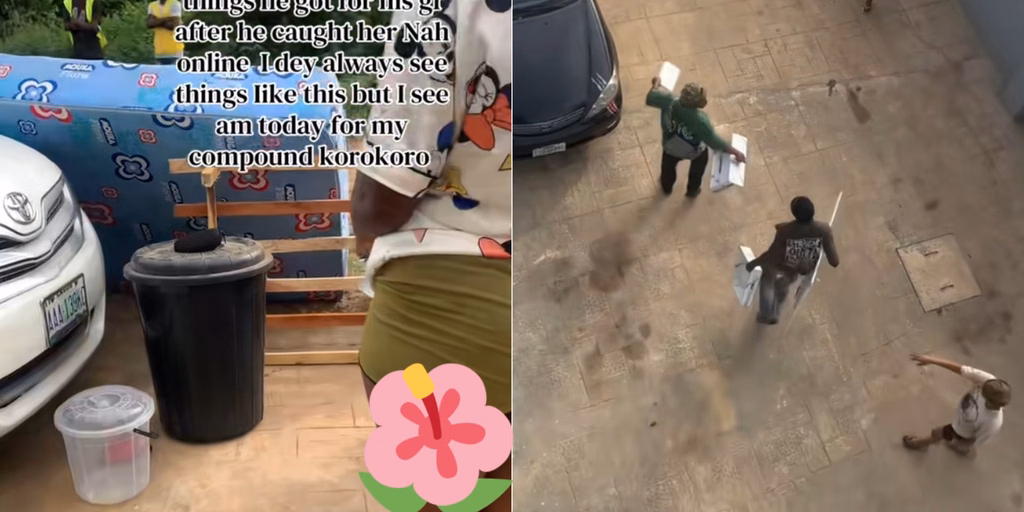 man retrieves items from ex-girlfriend